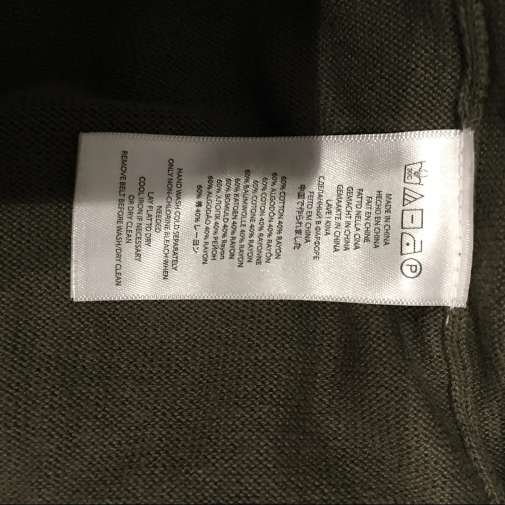 NEW Michael Kors open front cardigan w/belt loops